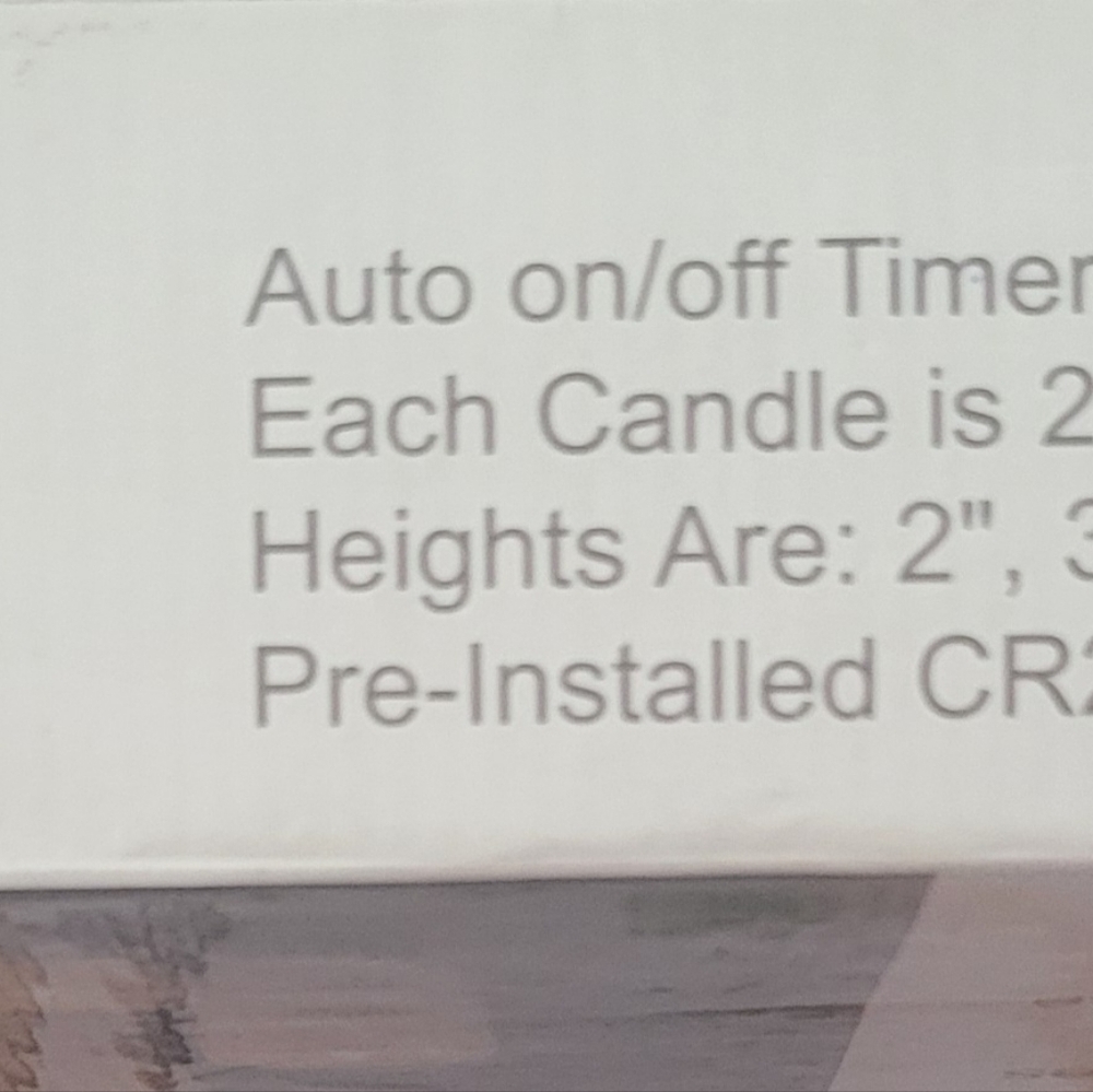 Led latest 6pc blameless candle set